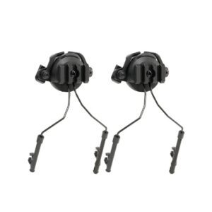 מתאמי קסדה (2) לאוזניות אלקטרוניות - שחור